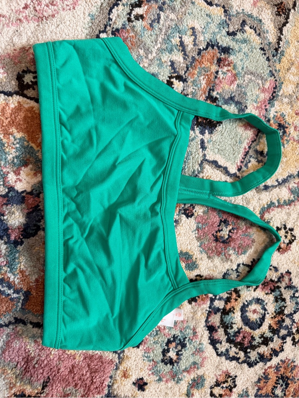 Colsie Teal Seamless Sports Bralette